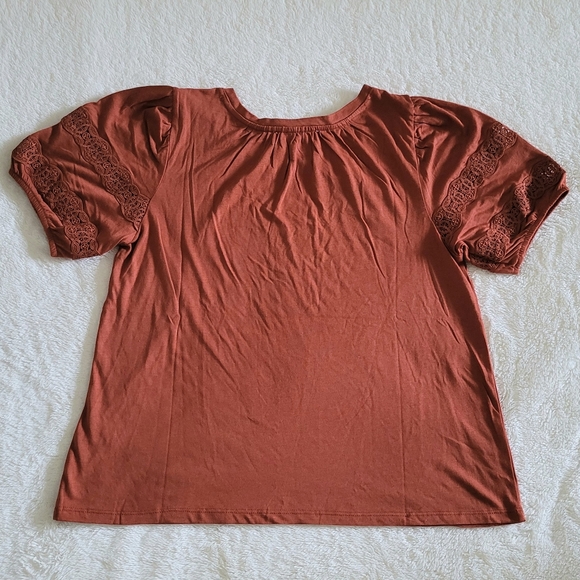 Chelsea & Theodore Puffy Sleeve Top - NWT - Picture 2 of 14